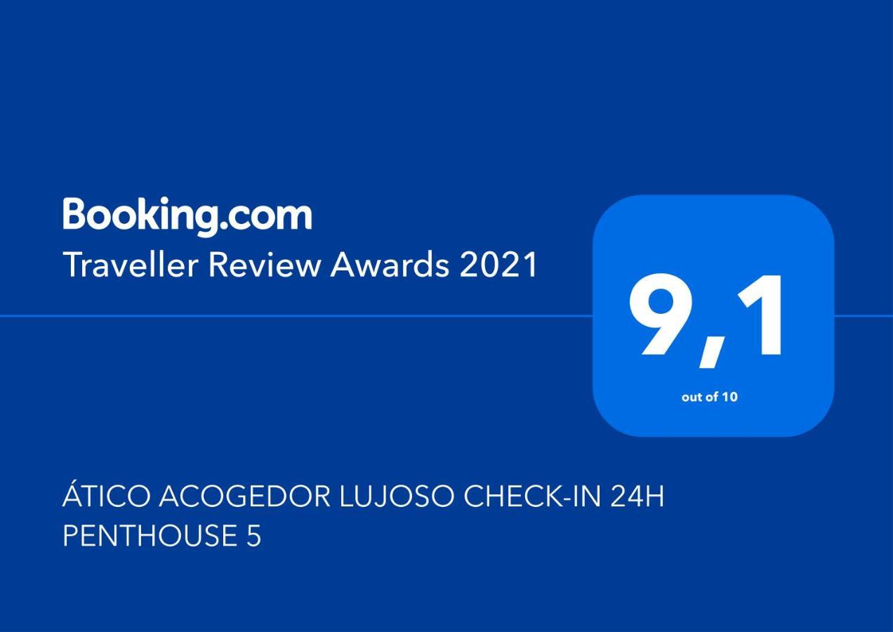 Atico Acogedor Lujoso Check-In 24H Penthouse 5 Planta 5 Apartman Zaragoza Kültér fotó