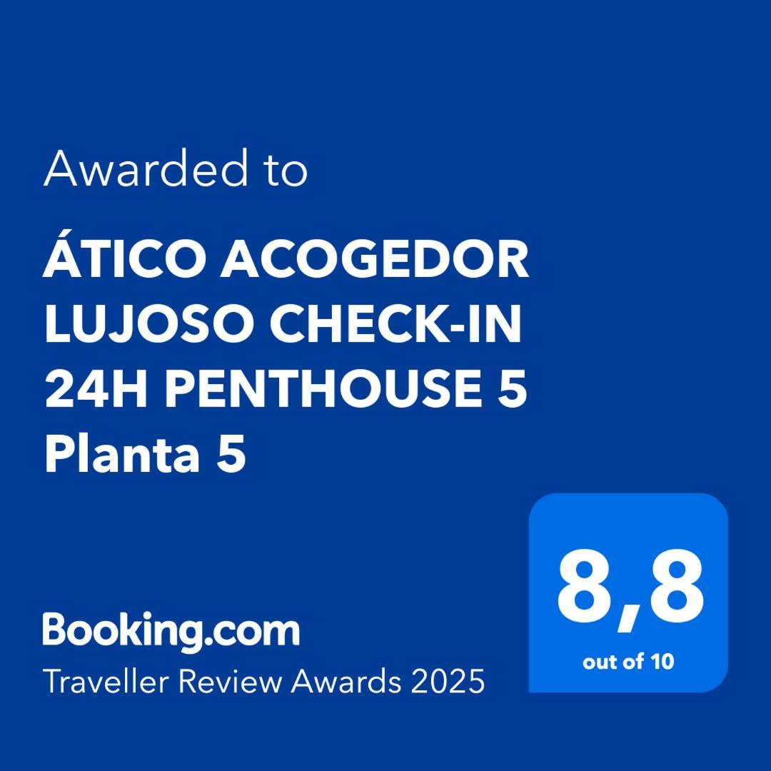 Atico Acogedor Lujoso Check-In 24H Penthouse 5 Planta 5 Apartman Zaragoza Kültér fotó