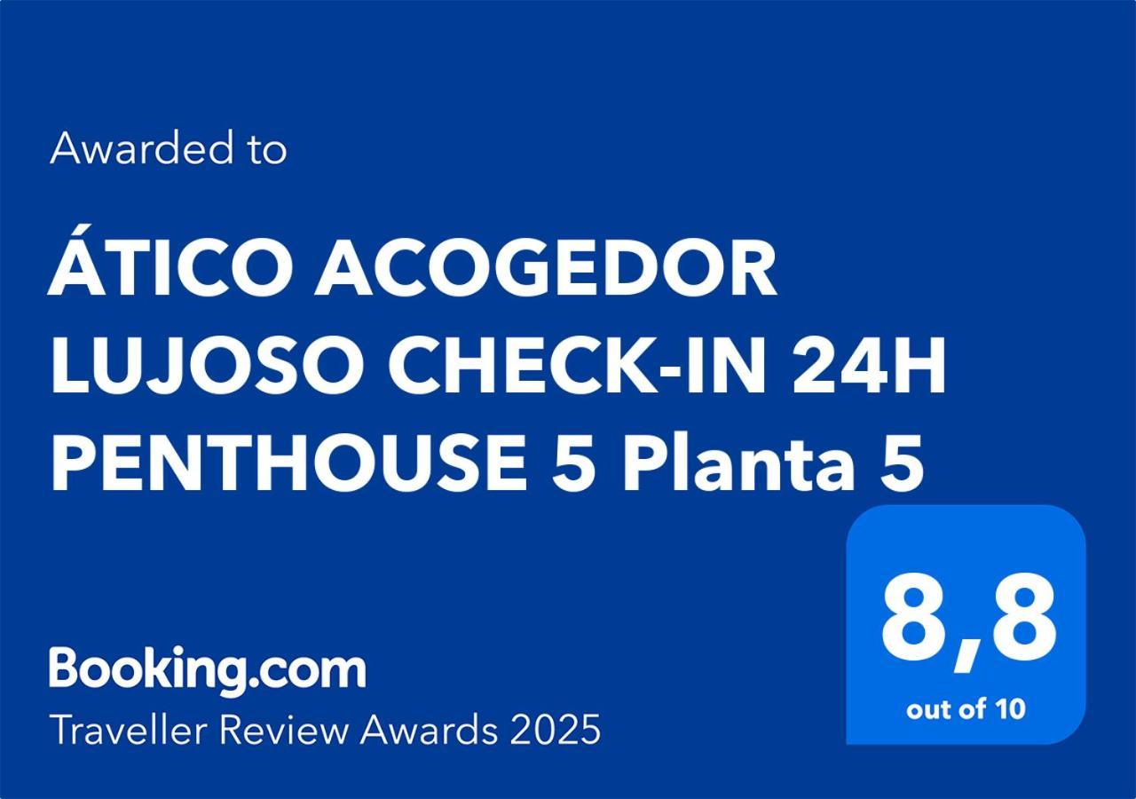 Atico Acogedor Lujoso Check-In 24H Penthouse 5 Planta 5 Apartman Zaragoza Kültér fotó